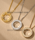 621429582 Round Love Pendant with Pave Diamonds