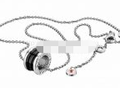 621429651 Black Ceramic and Sterling Silver Pendant
